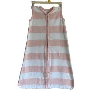 Burt’s Bees Baby Beekeeper Organic Cotton Sleep Sack Pink White Sz S / 0-6 mo